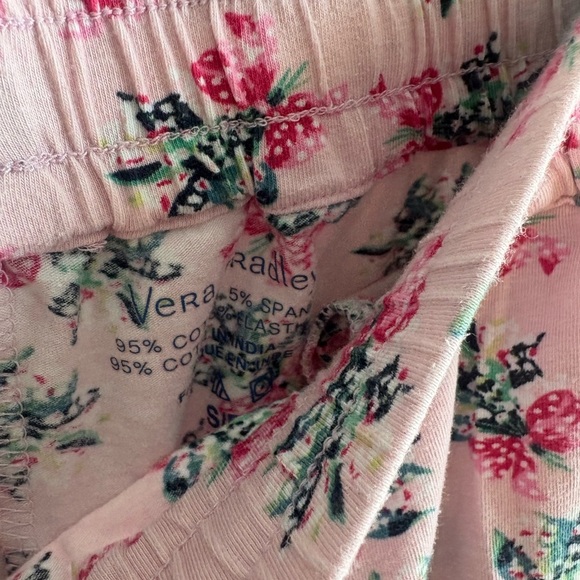 Vera Bradley Pink Floral Pajama Set Size Small - Picture 6 of 6